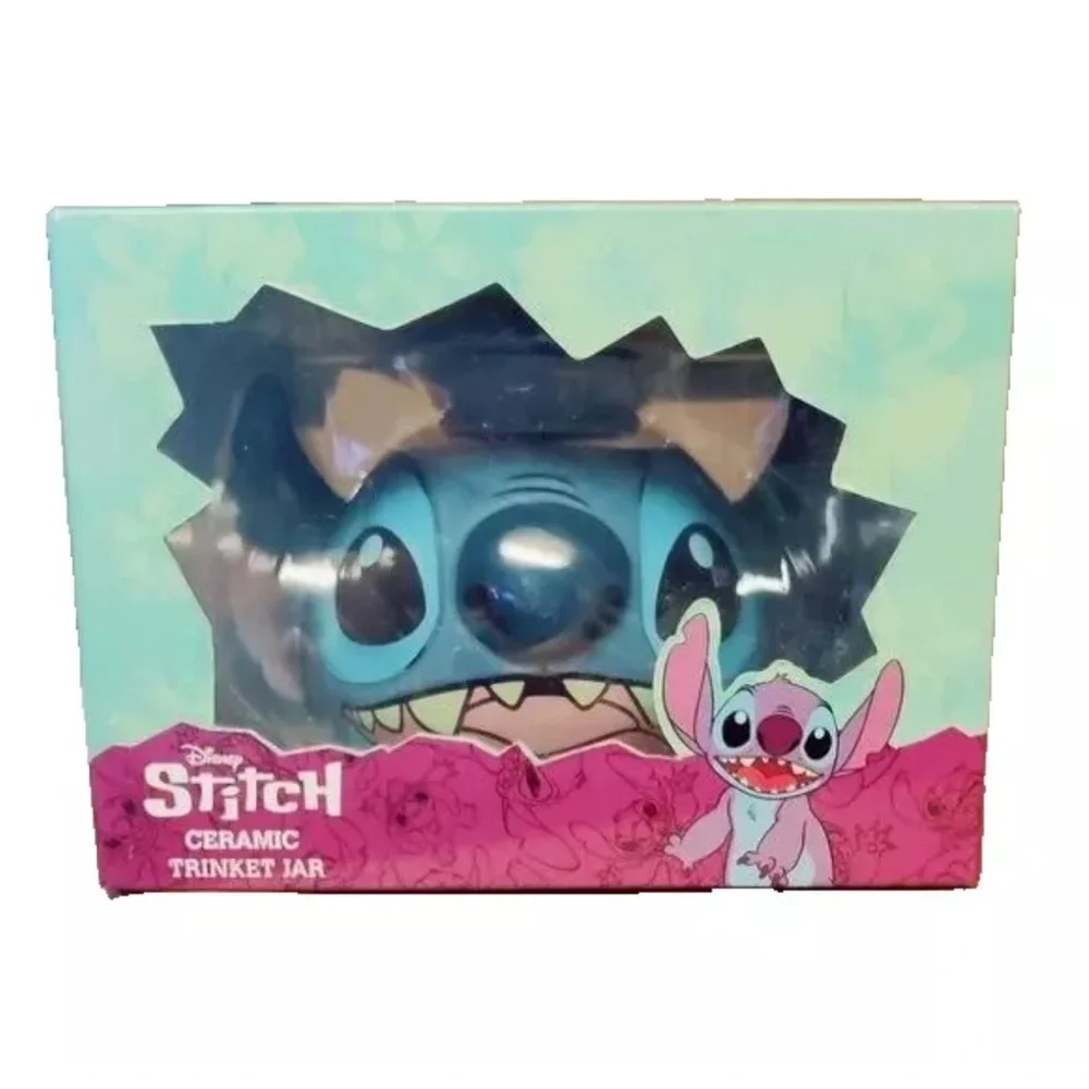Disney Stitch Ceramic Trinket Jar NEW